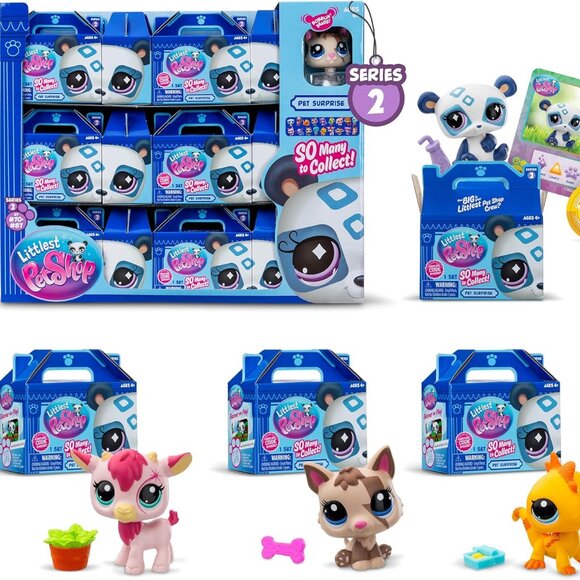 Littlest Pet Shop 18 Pet Collector Set - 18 Indivually Boxed Figures + Display! - Picture 1 of 1